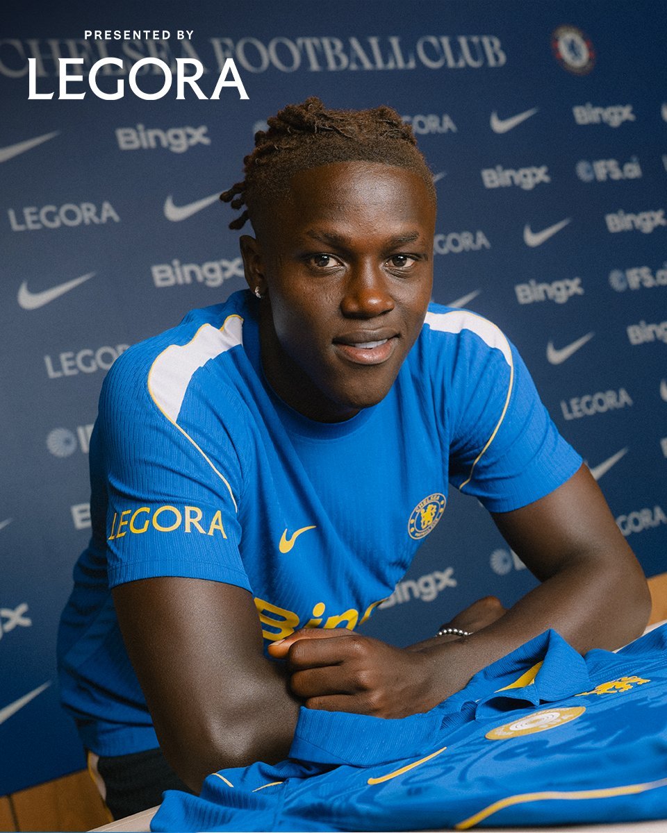 idextratime's tweet photo. ✅ RESMI : Chelsea mengumumkan bergabungnya pemain yang telah mereka beli musim lalu dari Spoting CP, Geovany Quenda (19/RW/🇵🇹). 🤝

Quenda ditebus dengan harga £40 juta dan dikontrak hingga Juni 2034. ✍️ https://t.co/fDS04qcFZ7