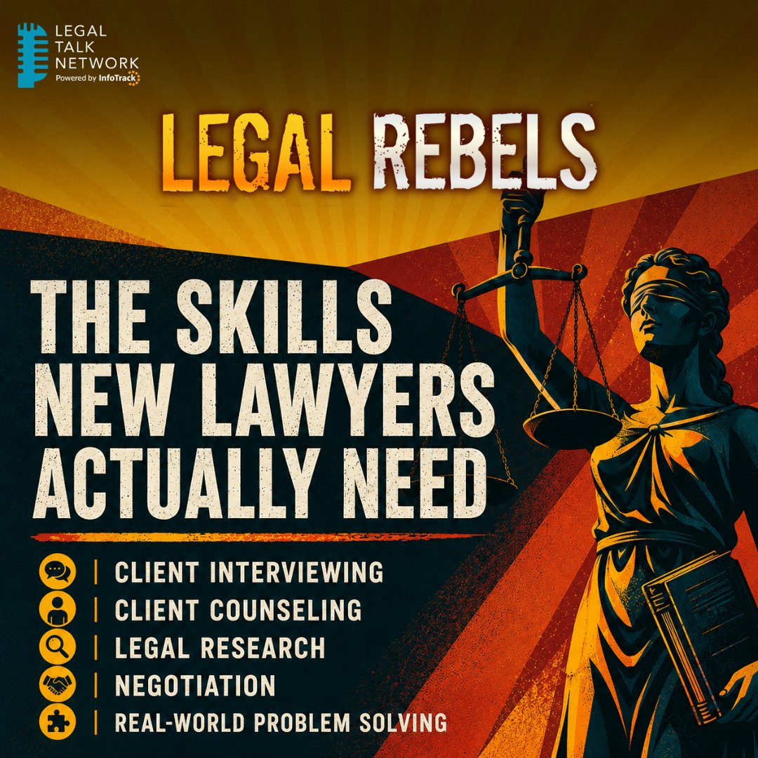 LegalTalkNet's tweet photo. 🎓 Law grads need more than memorization.

Practice demands judgment, not just doctrine.

🎙️ Listen for a better path to practice readiness: https://t.co/IPXJYFfR5O

Follow us for smarter conversations shaping the future of law.

#BarAdmissions #LegalEducation #LawPractice #LegalProfession