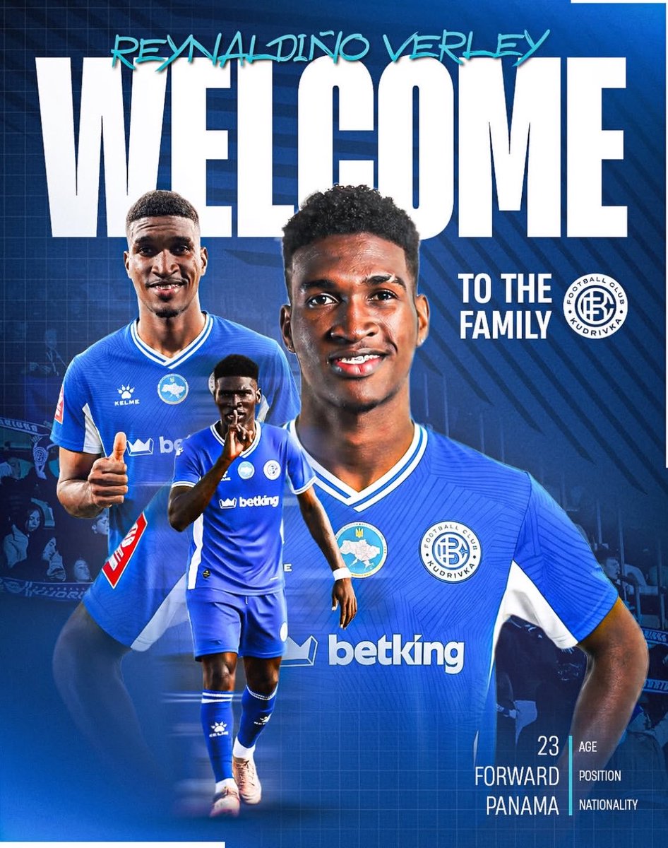 leoaguilar_29's tweet photo. Reynaldiño Verley🇵🇦 seguirá en Ucrania 🇺🇦. El Kudrivka anunció su contratación tras su paso por el Zorya Luhansk. 

Delantero de 23 años que anotó un gol en la temporada pasada. Equipo que se salvó del descenso. 

Delantero joven en Europa. Nueva oportunidad para el aliancista. https://t.co/L90mAIZjQc