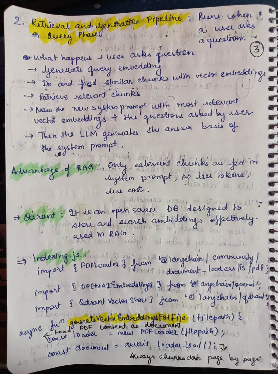 jaaaani404's tweet photo. Day 4 at GenAI: Intro to RAG
dropping my notes here :)
notes in thread 🧵
Happy Learning! 🫶https://t.co/6YaQLA1eld
#chaicode #chaiaurcode #genai #genaiaurcode https://t.co/wNhACn9oHG