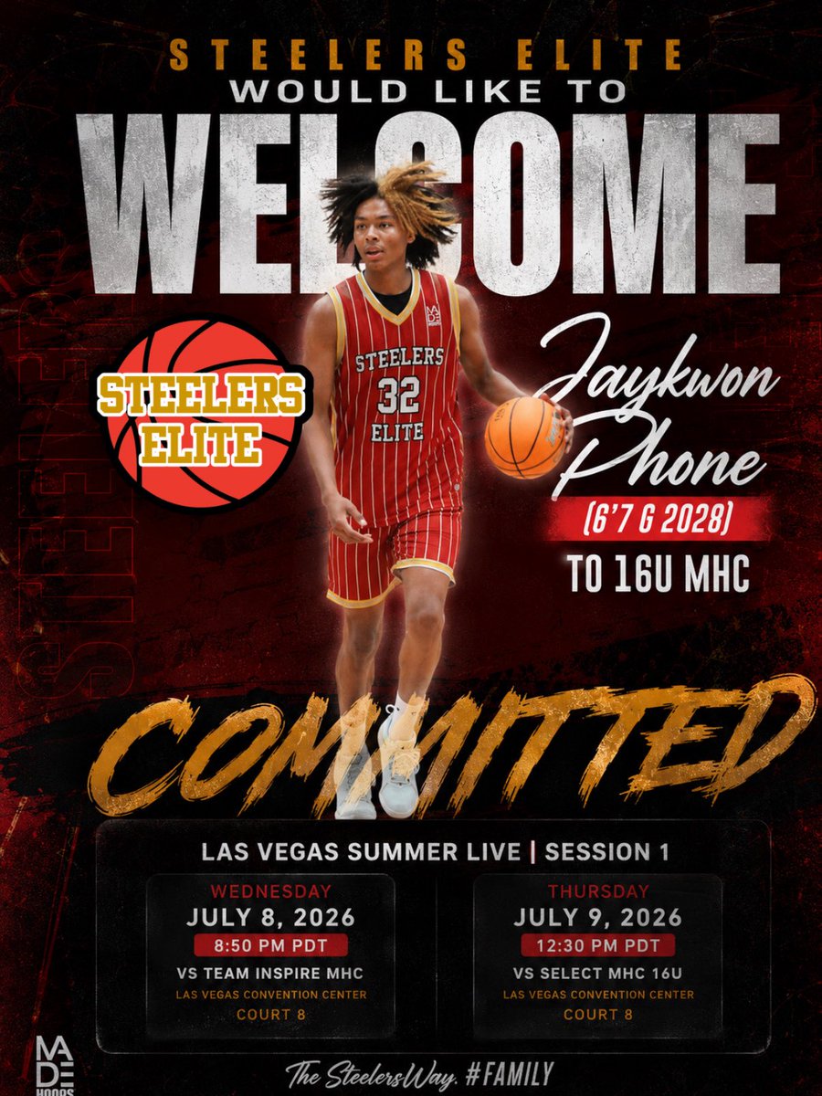 steelerselitebb's tweet photo. Jaykwon Phone
#32 6’7 Guard 2028
Durango HS (NV)
Vegas Live Schedule
#recruiting #ncaabb #ncaad1 #unlv #vegaslive #madehoops #mixtape #vegas #basketball #liveperiod #basketballrecruiting https://t.co/eG39hvufMb