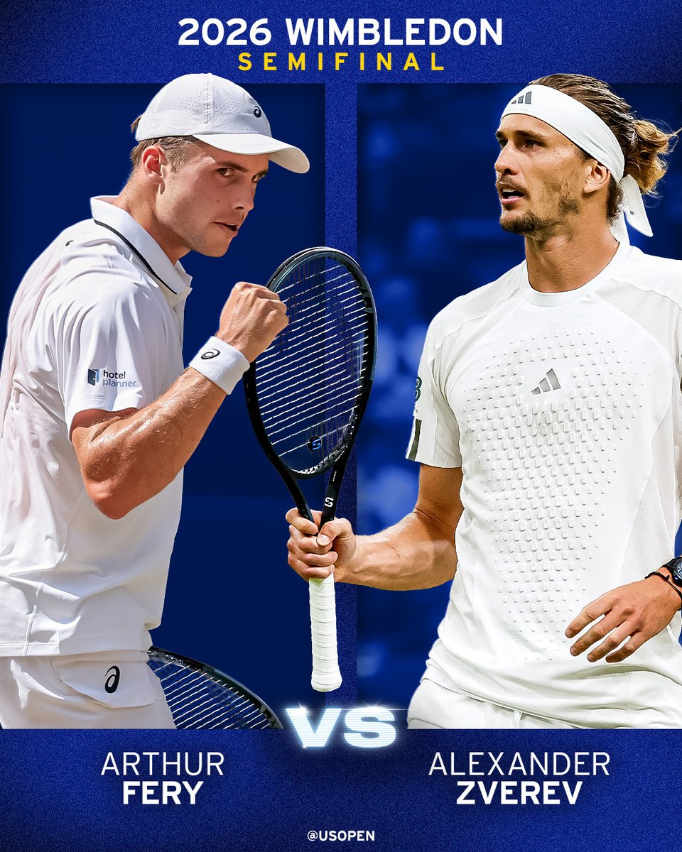 usopen's tweet photo. One of these players will make their very first Wimbledon final... 👀 https://t.co/vFrdWdhsqB