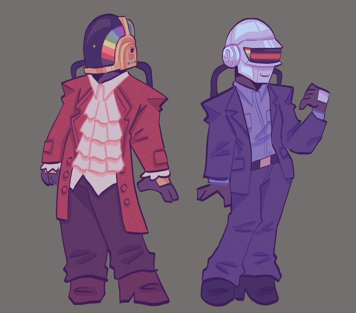 MENLOVER34's tweet photo. Been busy w art fight LOL #daftpunk #dapu #daftslash https://t.co/zAJiypy4Mb
