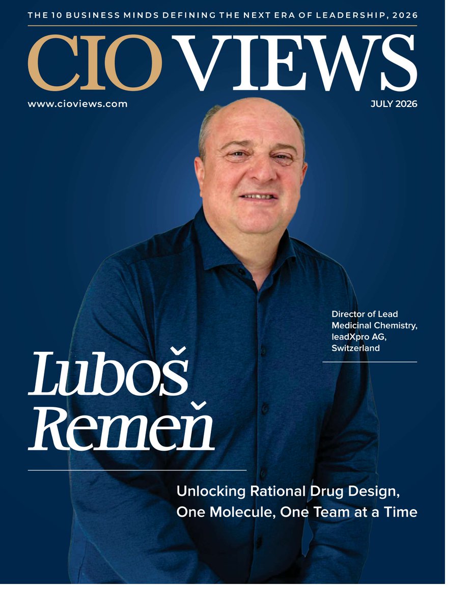 CIOviews's tweet photo. We are proud to feature Luboš Remeň, Director of Lead Medicinal Chemistry at leadXpro AG, on the front cover of CIO Views Magazine's exclusive edition: "The 10 Business Minds Defining the Next Era of Leadership, 2026."
🔗https://t.co/26CzGU6S1T

#MedicinalChemistry #DrugDiscovery https://t.co/wP7f5iNE8G