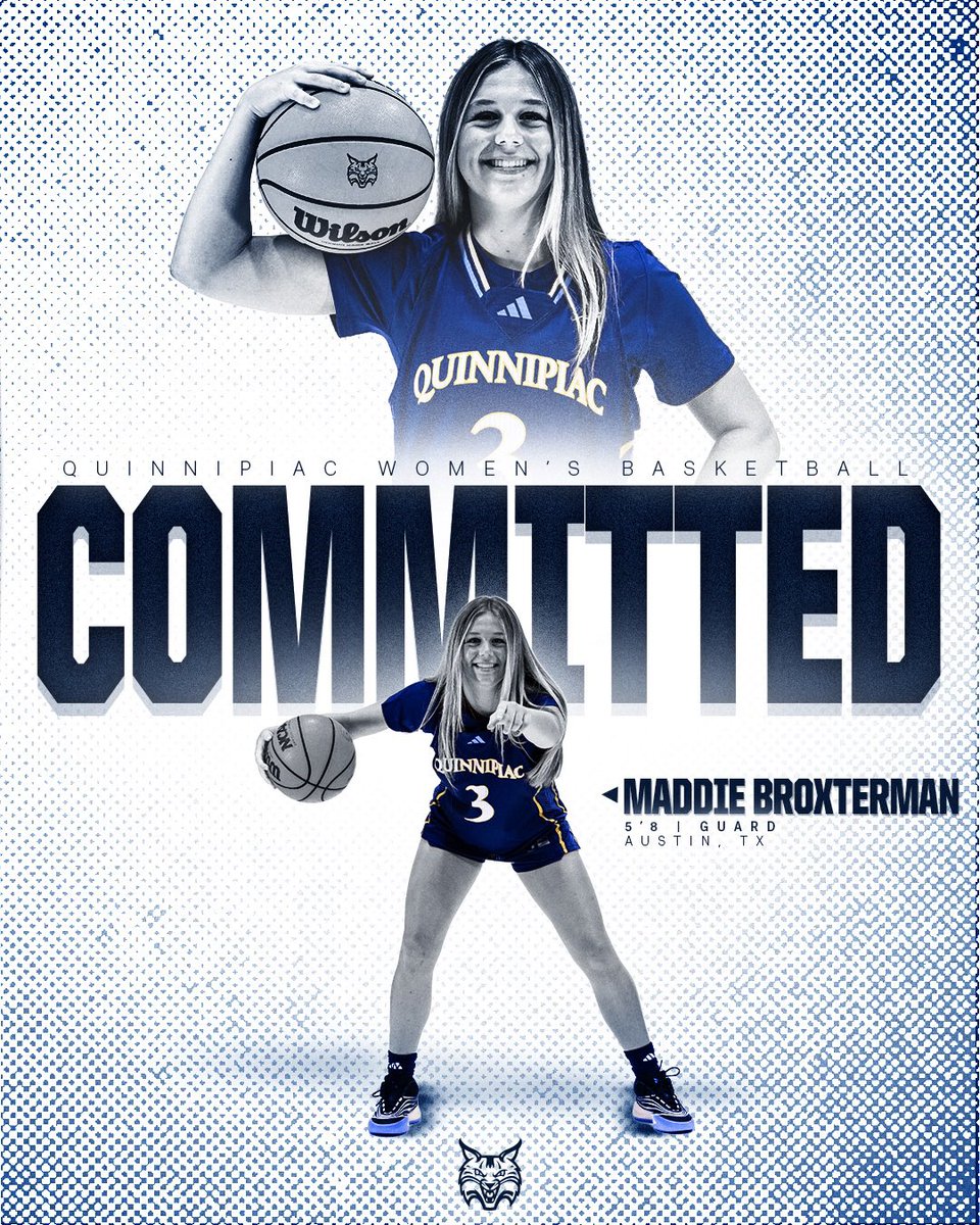 MaddieBrox2027's tweet photo. 100% Committed!! 💛💙

First and foremost I want to give all the glory and thanks to God for giving me this opportunity and guiding me through every step of the way. Without him none of my dreams and goals would have been possible. 

I want to thank my parents and my brothers for their endless love, support, and encouragement. I am beyond grateful for the sacrifices you’ve made and all the time dedicated to helping me achieve my goals.

Coach Ray, Coach Amber, Coach Chancy, Coach Adrian, Coach Litton, Zach, Cal, Lauren, and the whole SA Finest community, thank you for being with me through this whole journey and turning me into the player I am today.

Thank you Coach Owen and the whole Quinnipiac staff for giving me this opportunity and believing in me! I’m super excited for everything the future has in store! Go Bobcats!! 💛💙

Colossians 3:17
“Whatever you do, in word or deed, do everything in the name of the Lord Jesus, giving thanks to God the Father through him”

@SAFinestbball @VandegriftGBB @theshotdr @QU_WBB