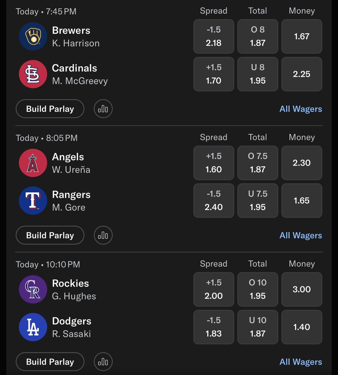Thewageranalyst's tweet photo. FREE MLB POTD🔒

Going for 8 wins in a row 👀🔥

Like ❤️/ Comment💬/ RT 🔄 for todays FREE play 

(Must be following: @Thewageranalyst)

Lets keep it going 💪🔥 https://t.co/ByyUfNgKbQ