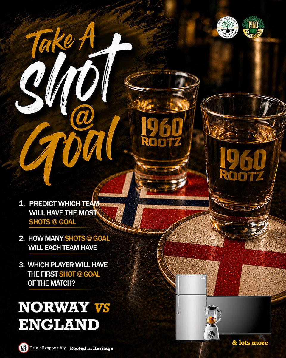 1960_Rootz's tweet photo. The quarter-finals are here, and this is where legends are made.
What teams do you see making it to the semis?

Take your shot @ goal in the comments ⚽

#1960Rootz #TheGameIsInOurRootz #WorldCup https://t.co/8yT4r1s8Le