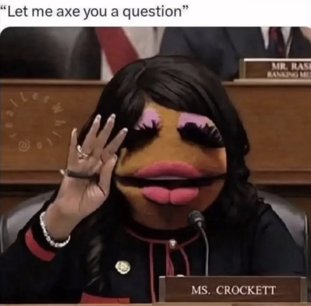 300_guns's tweet photo. @RepNancyMace Did Jasmine Crockett come up with Black English?? https://t.co/AVkhlOUy1x