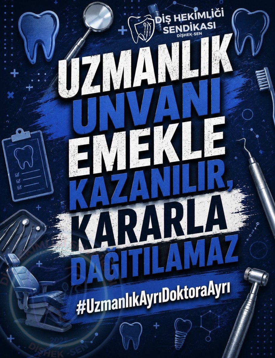 pdtays's tweet photo. #UzmanlıkAyrıDoktoraAyrı 
@saglikbakanligi @drmemisoglu @YuksekogretimK @erolozvar @RTErdogan @disheksen_org 

UZMANLIK ÜNVANI EMEKLE KAZANILIR,
KARARLA DAĞITILAMAZ! https://t.co/2hyiASyAKR