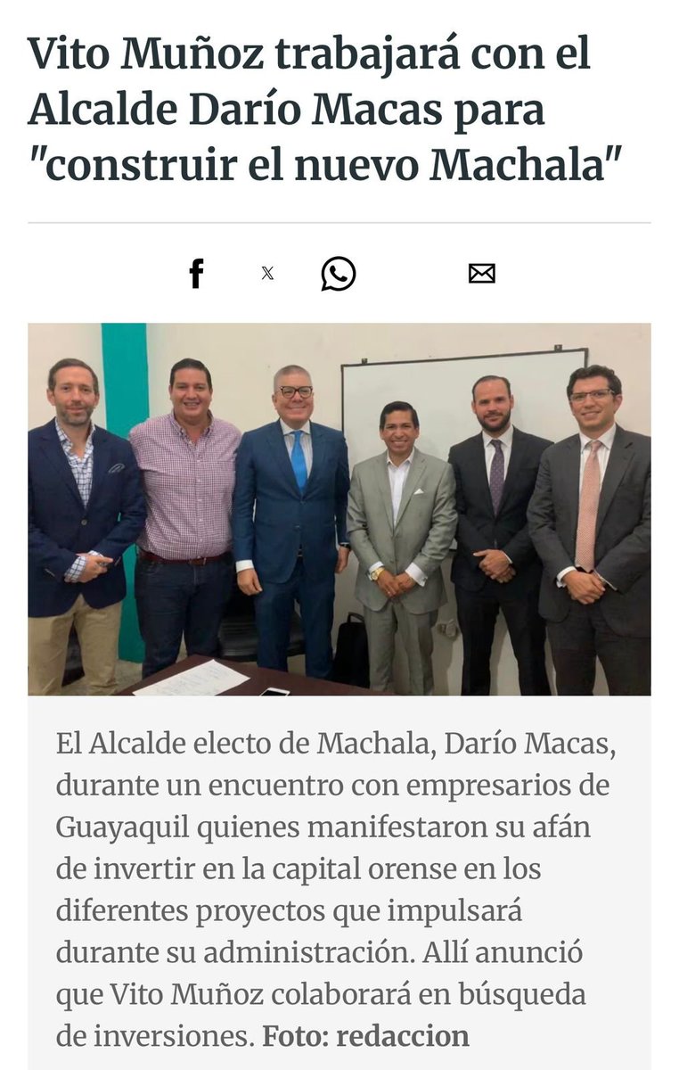 Solomonelduro's tweet photo. Detrás de todo este atraco está VITO MUÑOZ, ya que él lo puso al delincuente de HUGO QUEVEDO como Registrador de Propiedad @MachalaAlcaldia, estos 2 son los que atracaron el dinero de La Mancomunidad La Esperanza, y también son los dueños del Municipio 
Dario Macas es un Cojudit0 https://t.co/Oz79PYam55