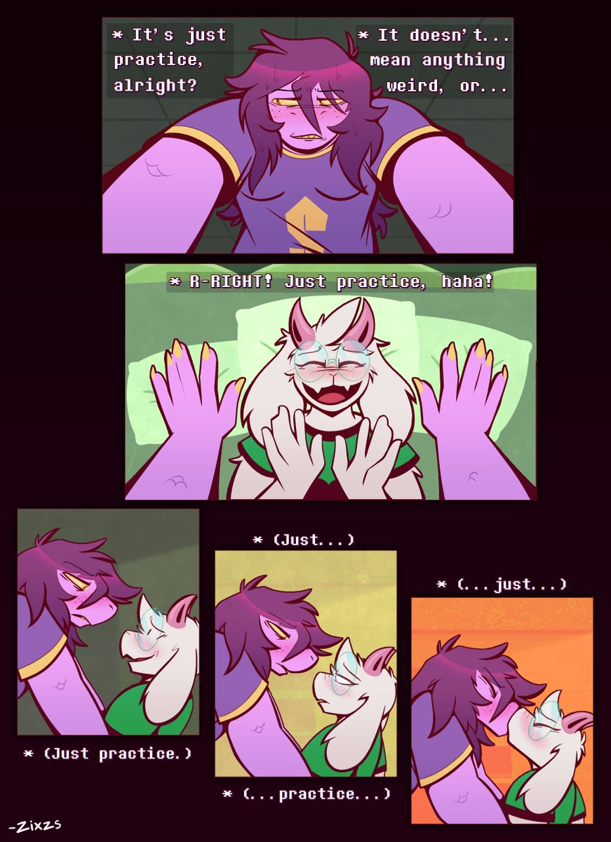 Zixzs321's tweet photo. totally normal roommates doing totally normal things
#DELTARUNE #ralsusie https://t.co/U02DCY7ziz