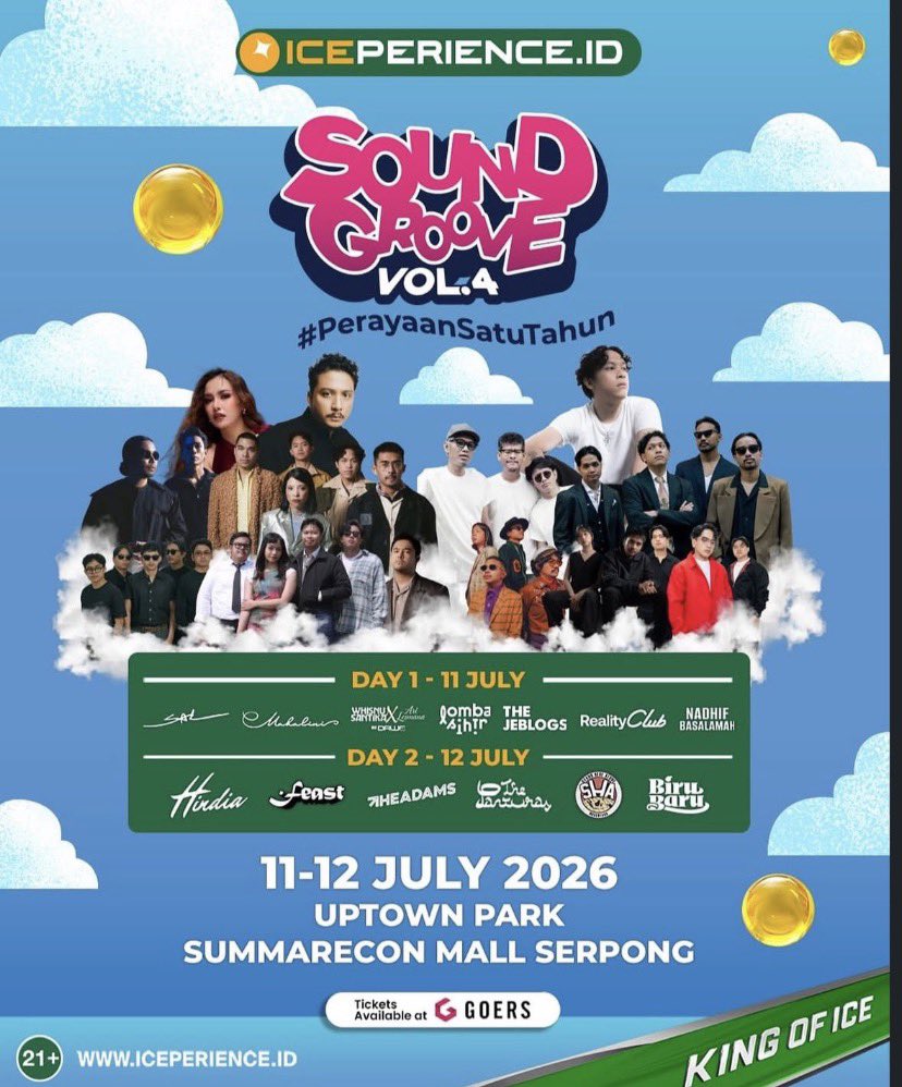 nayanikassa's tweet photo. WTS WANT TO SALE
2 Tiket reguler Soundgroove Festival Vol.4
🗓️ 11-12 july 2026
📍UPTOWN PARK SUMMARECON SERPONG
💸 250k (bisa nego bgt)

#wts #wtb #soundgroove #zonauangㅤ #konser https://t.co/A40BDJQxEv