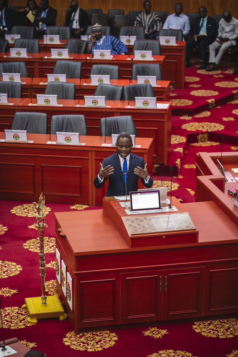 KMAkandoh's tweet photo. Today, I appeared before Parliament to respond to questions on the health sector and update the House on significant strides being made, as we continue to advance President John Dramani Mahama’s vision of building a stronger and more accessible healthcare system for all Ghanaians https://t.co/e5wLlGcFGV
