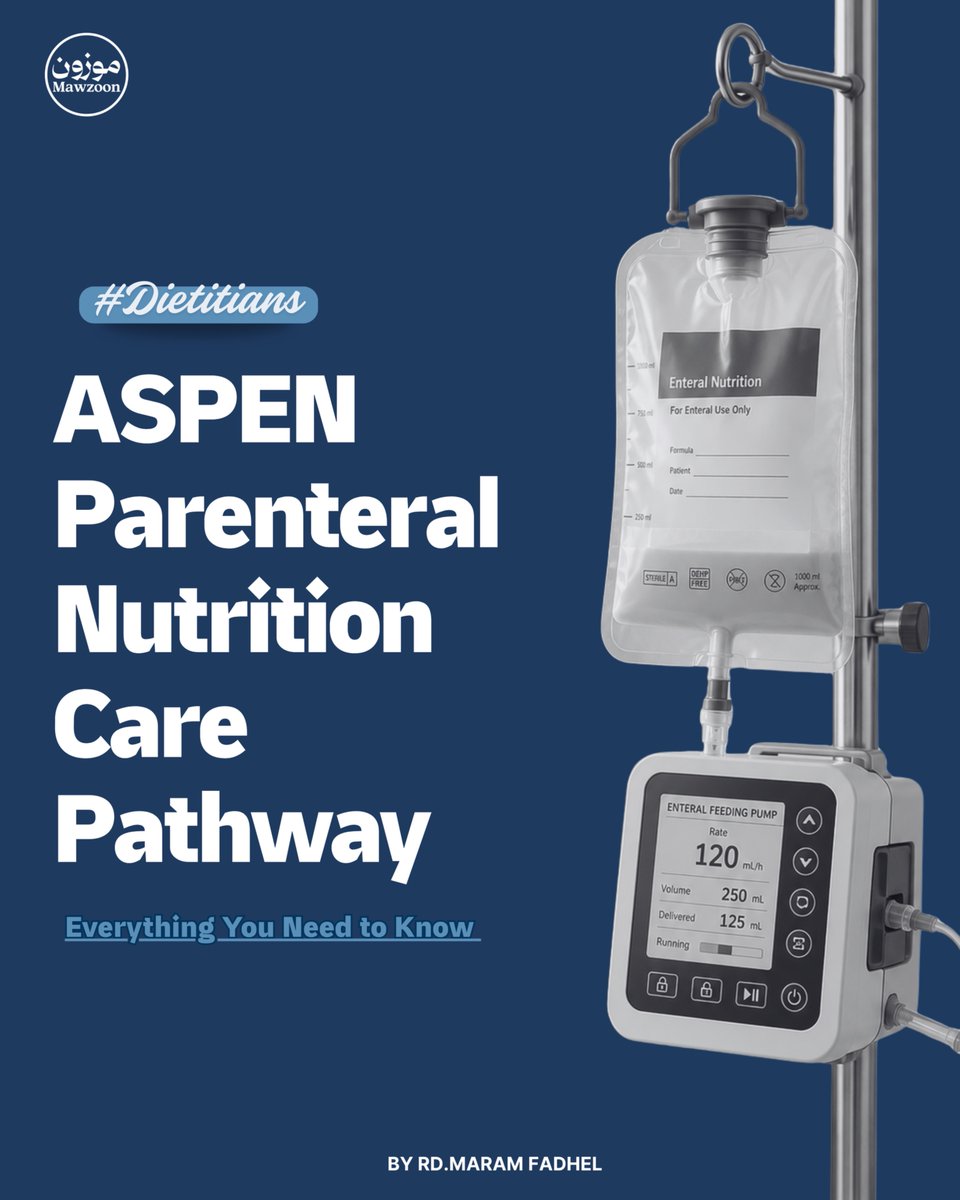 Myriam_FT's tweet photo. #دايتشنز 
كل اللي تحتاج تعرفه عن PARENTERAL NUTRITION موجود هنا بالتفصيل الممل من مرجع ASPEN 
https://t.co/s6IwJccITz
انصحكم تطلعوا عليه https://t.co/nbwradKalz