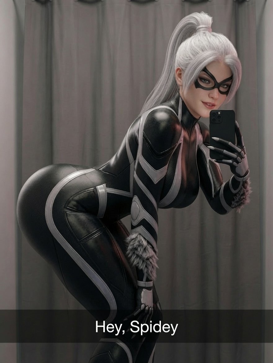 Dxxp_Dxxp's tweet photo. To Spidey 
#BlackCat #Marvel #SFW https://t.co/4Y00JQPgQZ