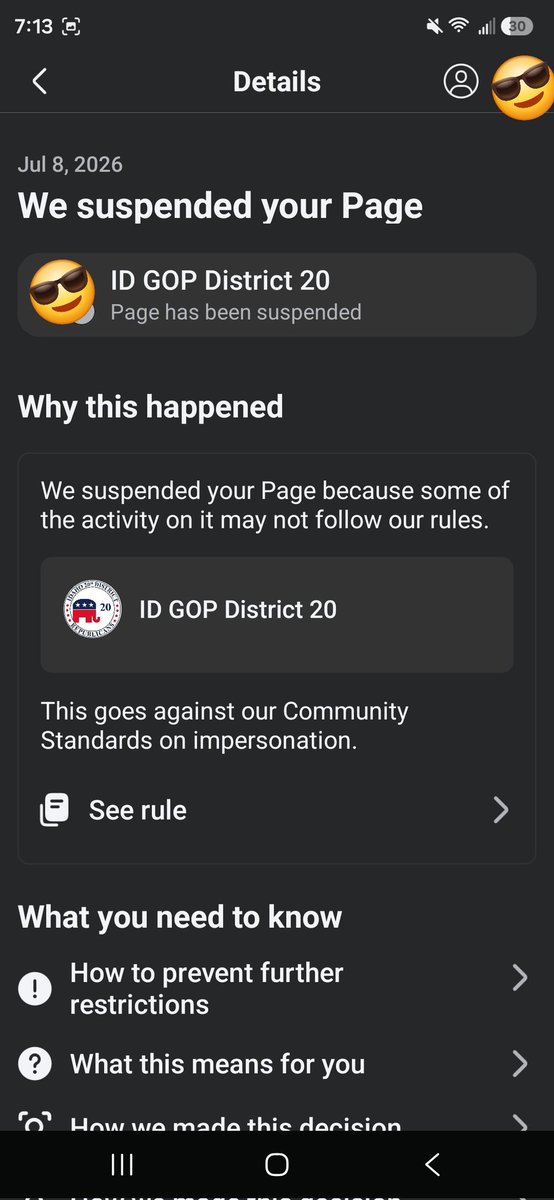 IDGOP20's tweet photo. Looks like F*cebook decided overnight that we weren't real after becoming more active again. Thankfully, we're back!

We'll keep sharing Republican news at the local, state, and national levels, plus what's happening around Meridian. https://t.co/ldyFMQwzly