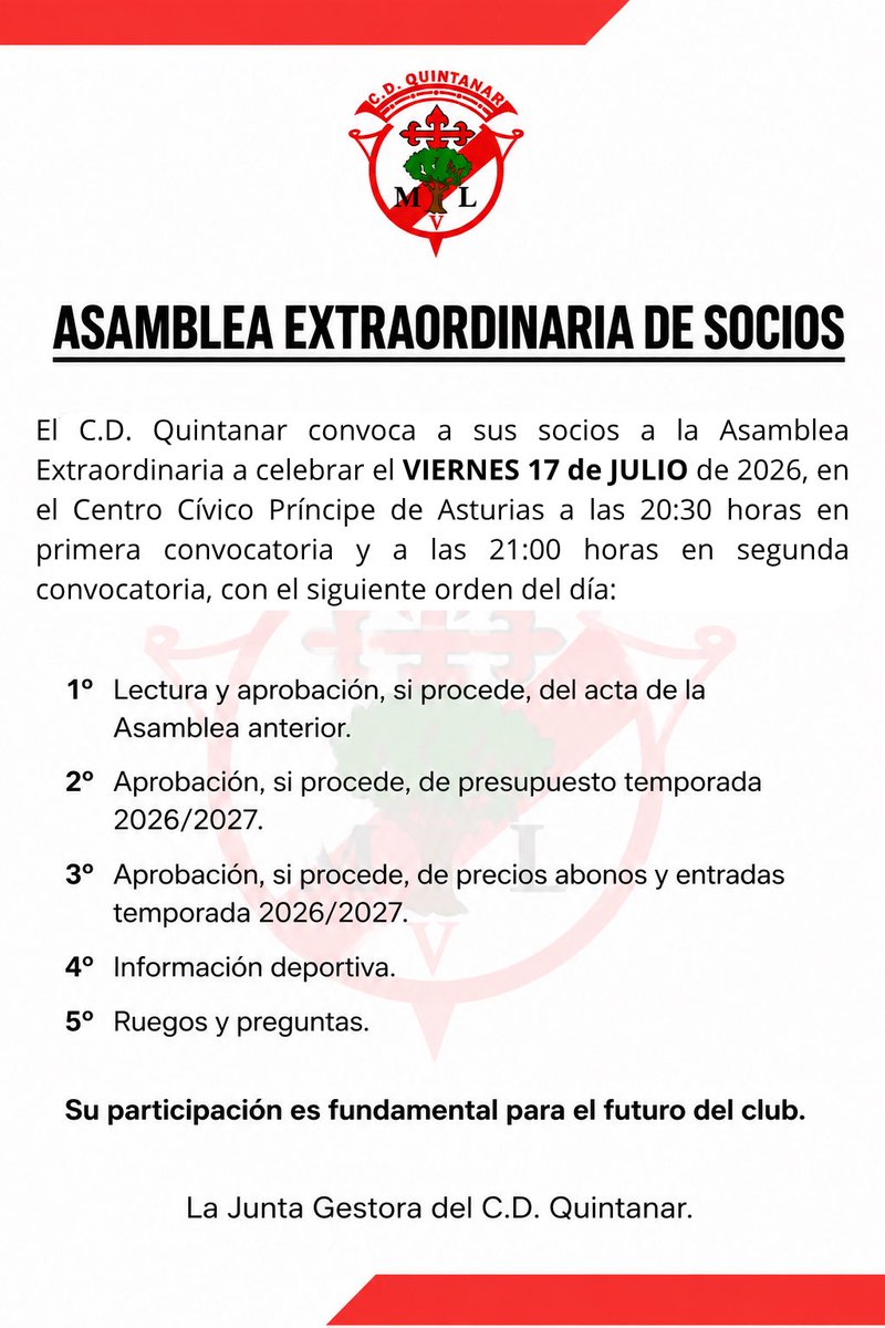 CDQuintanar1's tweet photo. ASAMBLEA EXTRAORDINARIA⚪️🔴 https://t.co/yG7XqKA3Wu