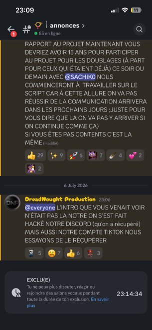 NOVAstudiomx's tweet photo. 📢 Comunicado de NOVAstudioMX - Parte 1

Un estudio llamado DreadNought Production ha estado copiando renders y animaciones de nuestro proyecto. También utilizaron imágenes nuestras sin permiso.

Gracias por el apoyo. ❤️ https://t.co/2s92Zj4Anu
