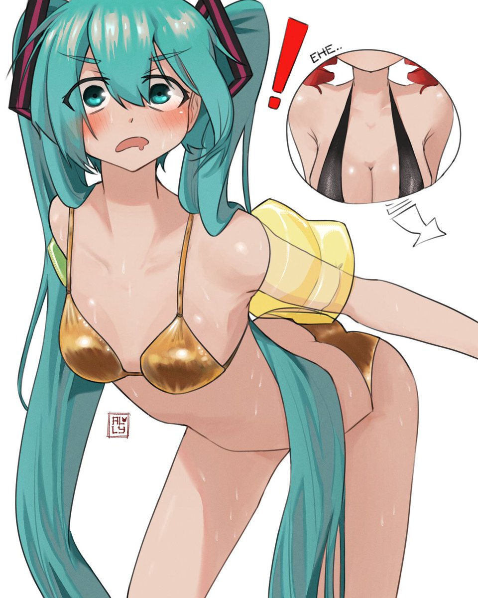 ally_geijutsus's tweet photo. I will also be reacting like Miku if I ever see Teto wearing something like that heh.. 😏
#初音ミク #重音テト https://t.co/KaFYZsYyI0