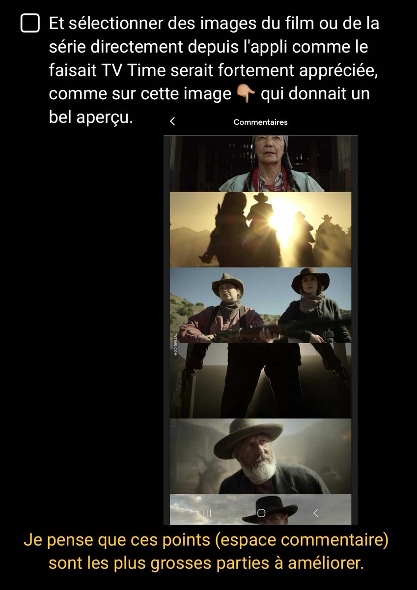 Let_Titia1706's tweet photo. @suitetvapp

Mes suggestions pour améliorer l'application avec certaines images pour éclairer mes demandes : https://t.co/kyXc4H7ZTK