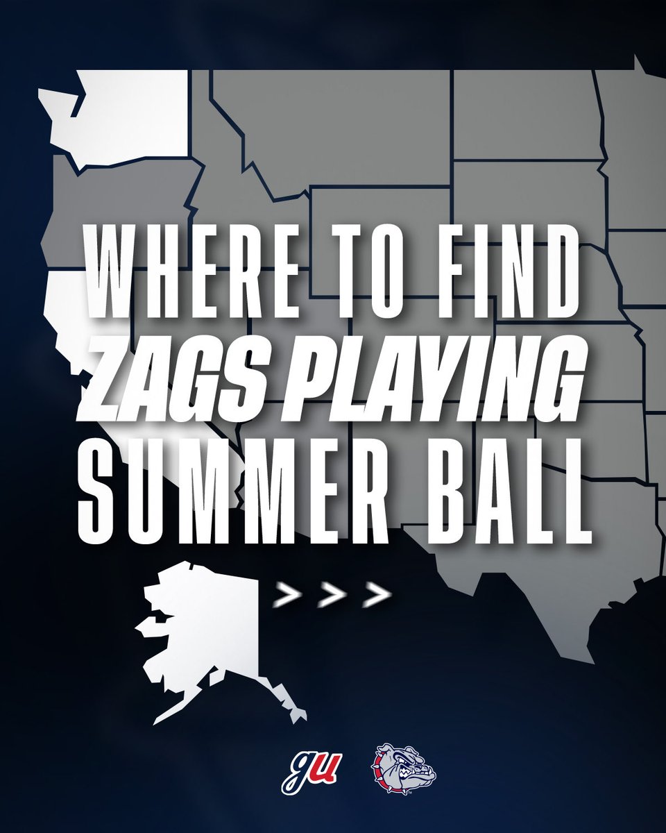 ZagBaseball's tweet photo. Checking in at the midway point of summer ball! Zags are playing across five states and Canada! #GDTBAZ https://t.co/U8oBM9DUmJ