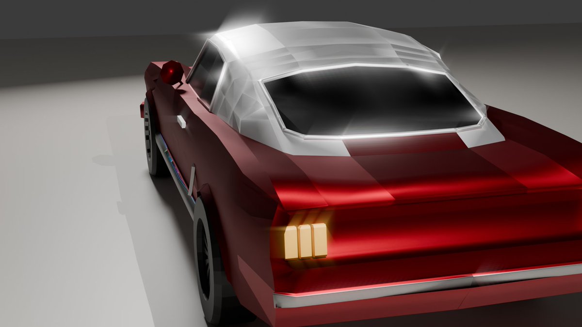 galij_'s tweet photo. Today on #LSPPDay37, I completed the low poly car by evening the sharp edges as well as adding extra objects. I finally added metallic as well as emissive materials to parts such as lights as well as the chassis itself.
@lftechnology
#60DaysOfLearning2026 #LearningWithLeapfrog https://t.co/QTW03QSjJU
