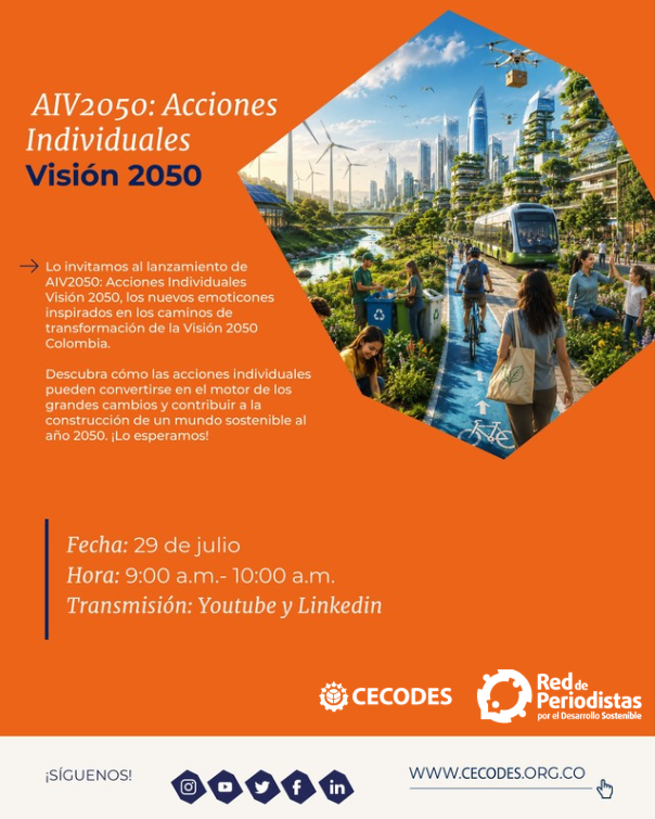 ComSostenible's tweet photo. Los invitamos a participar del webinar de lanzamiento de "Acciones Individuales Visión 2050”. Un espacio de @CECODES que dará inicio a una campaña orientada a movilizar a las empresas hacia un modelo de desarrollo sostenible, competitivo y resiliente de cara al año 2050. https://t.co/u6B2KT6P55