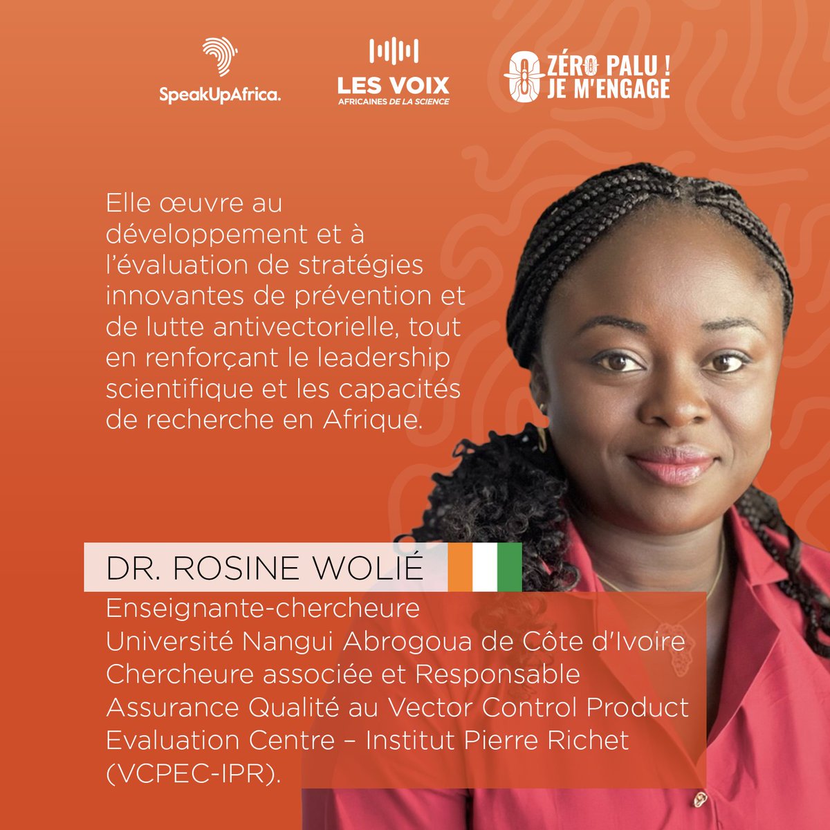 SpeakUpAfrica1's tweet photo. - Dr. Rosine Wolié
Bienvenue à cette nouvelle cohorte !
#ODD3 #VoixAfricainesDeLaScience #ZeroPaluJemengage https://t.co/NAW5GBrg4q