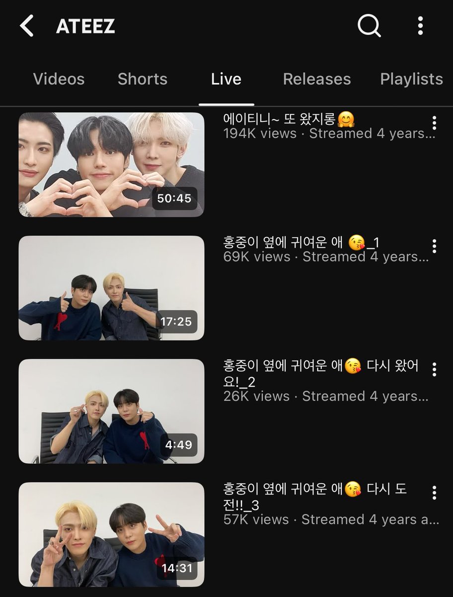 vasilissaadair's tweet photo. i miss ateez lives where they just chill together and talk, and everyone watched it for free. now they always do it alone and we have to pay for it. https://t.co/qSnttMAz2j