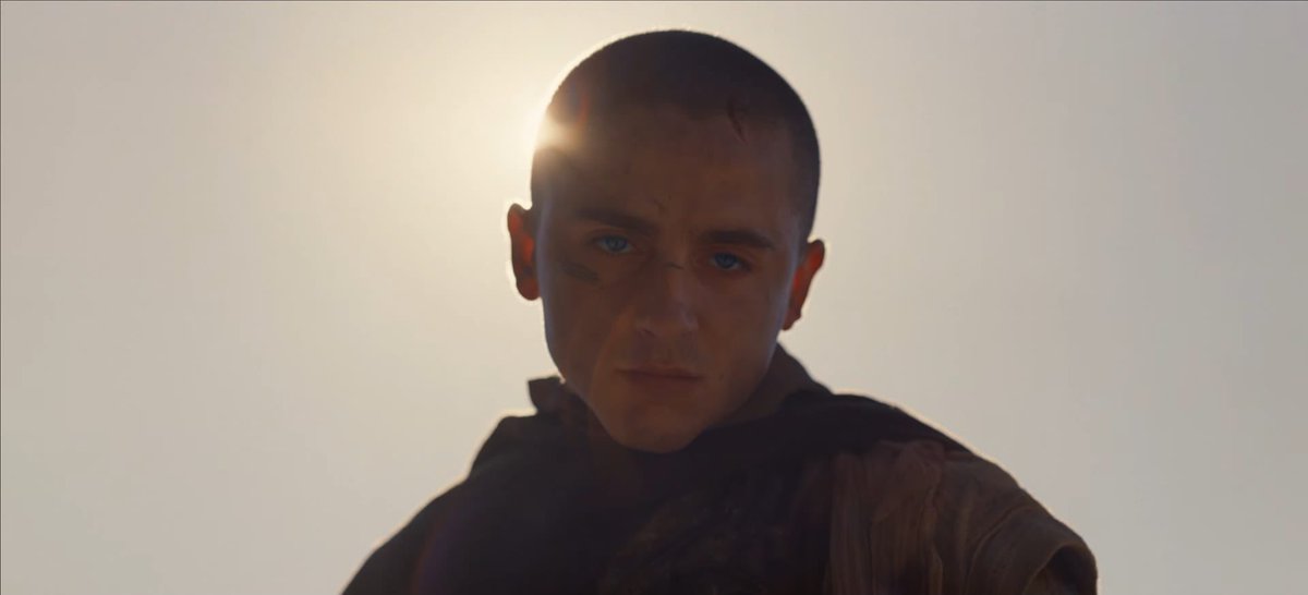 DiscussingFilm's tweet photo. Timothée Chalamet says the message of ‘DUNE: PART 3’ is to beware of charismatic leaders.

“Frank Herbert wrote Messiah as he wanted to warn the world what can happen when people blindly follow leaders. Even the good can be corrupted.” https://t.co/JCl3UUz3Fo