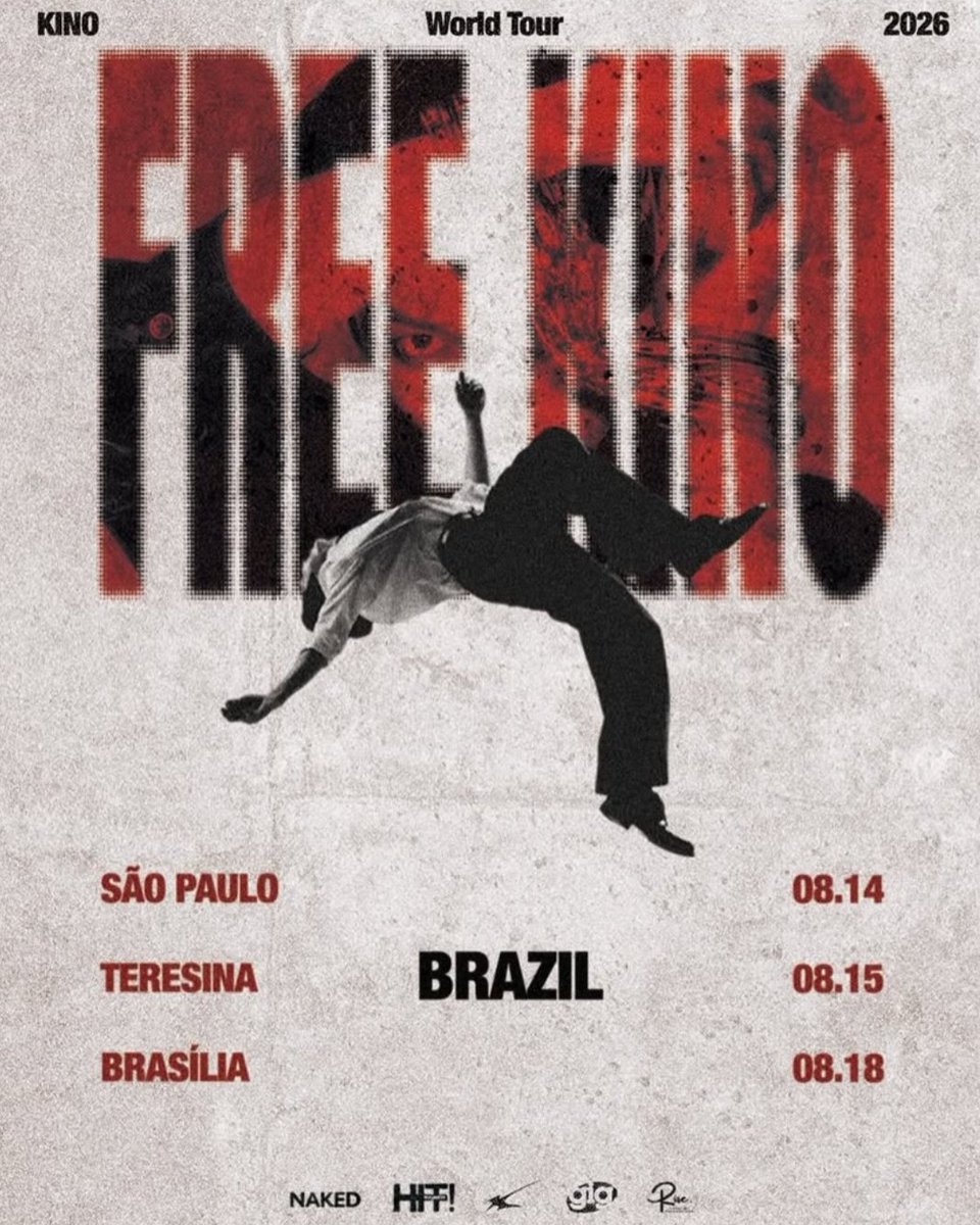 TheBestMulti_'s tweet photo. 🇧🇷🎤 KINO retorna ao Brasil com a turnê mundial "FREE KINO" e passará por três cidades em agosto.
📍 São Paulo — 14/08
📍 Teresina — 15/08
📍 Brasília — 18/08
A turnê no Brasil será realizada pela GIG Music em parceria com a Rise Creative Productions.
#FreeKinoTour #Pentagon https://t.co/jRBC7eSUiP