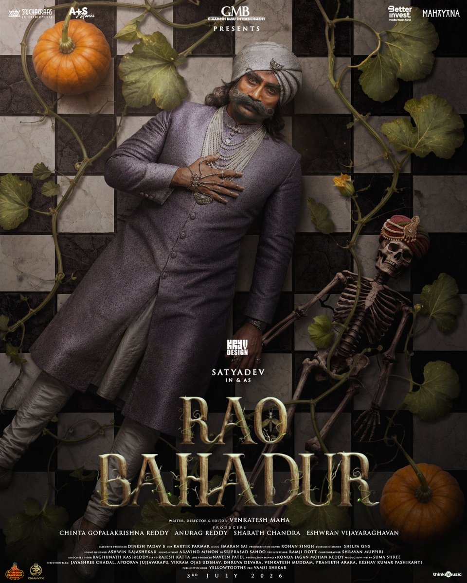 kryvdesign's tweet photo. #raobahadur
.
🎬 Rao Bahadur
Genre: Psychological Drama, Suspense, Dark Comedy, Magical Realism.

Written &amp; Directed by: Venkatesh Maha
.
Software used: Photoshop
@kryvdesign https://t.co/khAuj7F3DC