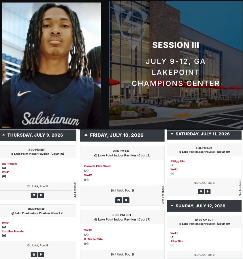 CoachRstii's tweet photo. If you're at @UANextBHoops Session III...

Be sure to check out @SalesianumHoops 
Benji Thomas @B3N_7homas 
2028
6'1"
PG

He'll be running with @WeR1Basketball 16U https://t.co/2GOGAdsGEK