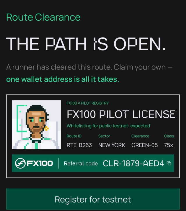 Btcniumowang's tweet photo. FX100 正式上线 🟢
FX100 is officially live 🟢

又多了一个可以玩的，Base 上的新 DEX，AladdinDAO 出品。
Another new DEX on Base to play with, brought to you by AladdinDAO.

绿色路径已开，你要不要进来？
The green path is open—are you coming in?
@FX100Perp #FX100 #DEX https://t.co/dBiEoLPtOj