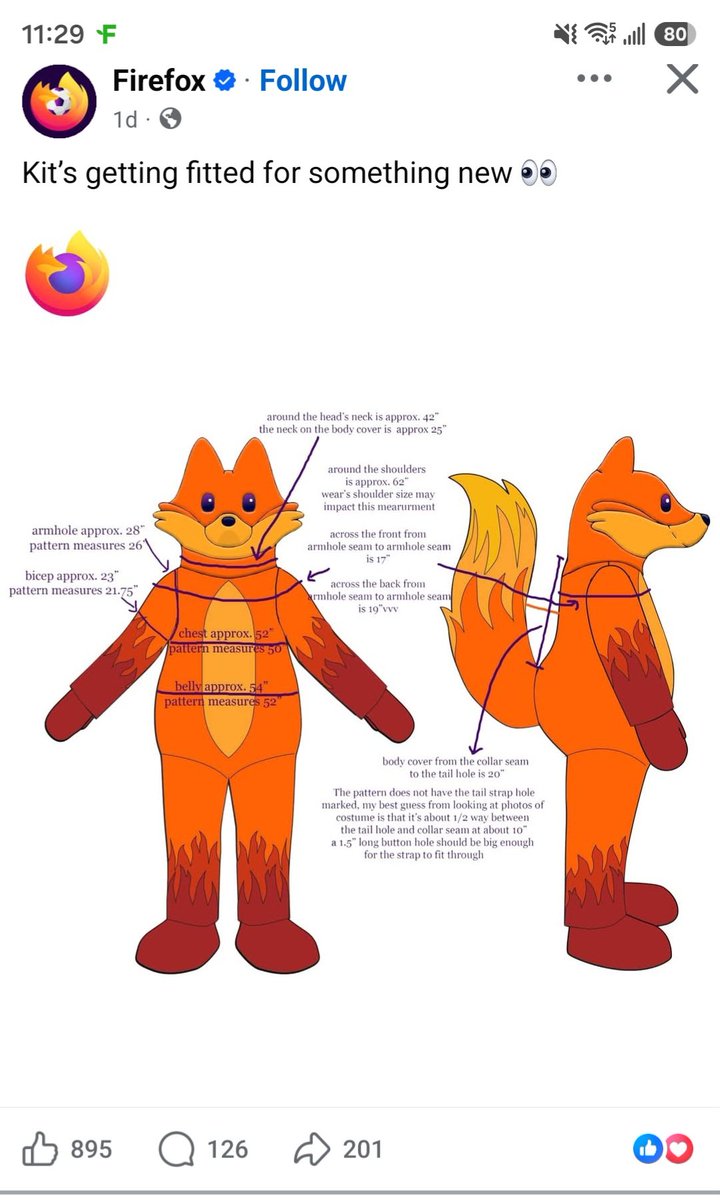 Kileyfoxs's tweet photo. Firefox is getting a fursona https://t.co/PPmNk8O3al
