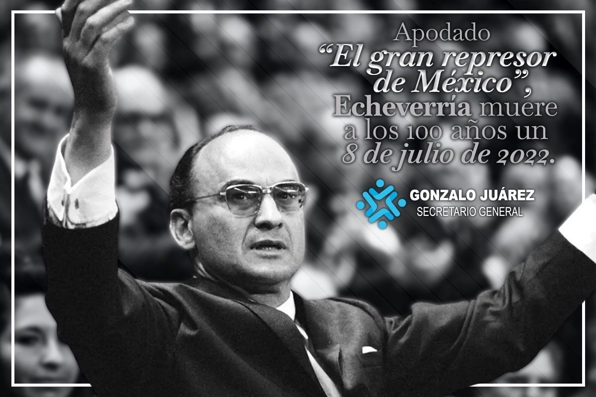 GonzaloJuarezM's tweet photo. Luis Echeverría Álvarez, es sin duda uno de los personajes más polémicos de la República Mexicana, debido a su participación en actos de represión hacia estudiantes. https://t.co/HIsiJHza7q