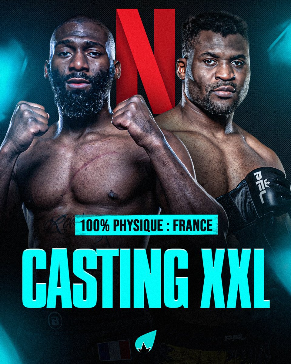 LaSueur_off's tweet photo. 🚨 100% PHYSIQUE : FRANCE DÉBARQUE SUR NETFLIX AVEC UN CASTING XXL ! 🤯🇫🇷

Avec notamment Francis Ngannou, Cédric Doumbé, Tibo InShape, Ragnar Le Breton, IbraTV, MC Jean Gab’1… 💪

📆 En tournage. https://t.co/9kqrfOgQD5