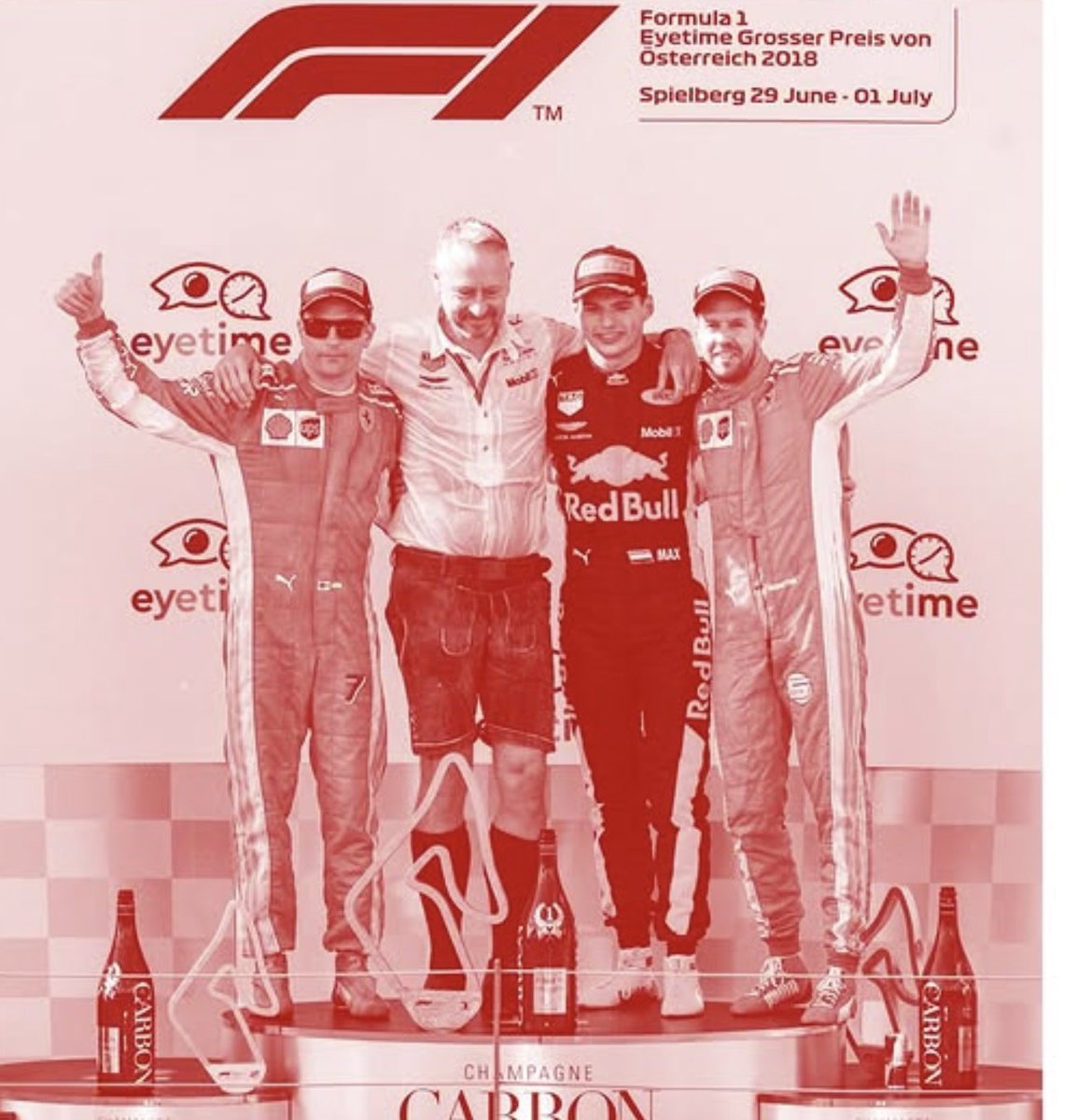 redbullbaby05's tweet photo. wake up hun! Seb posted Max on his main! https://t.co/XuUKT02tL0