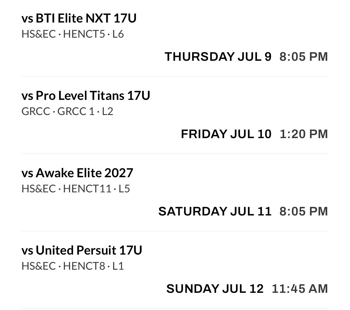 LockieMason's tweet photo. Excited to be playing for @AUSA_Hoops on the @NxtProHoops @PRO16League 
I will be playing for Team Steve in Richmond on the 9-12 July.
Below is my schedule for this week Richmond.
#BeGreat @jordanemullan https://t.co/C4IxUgKHUw