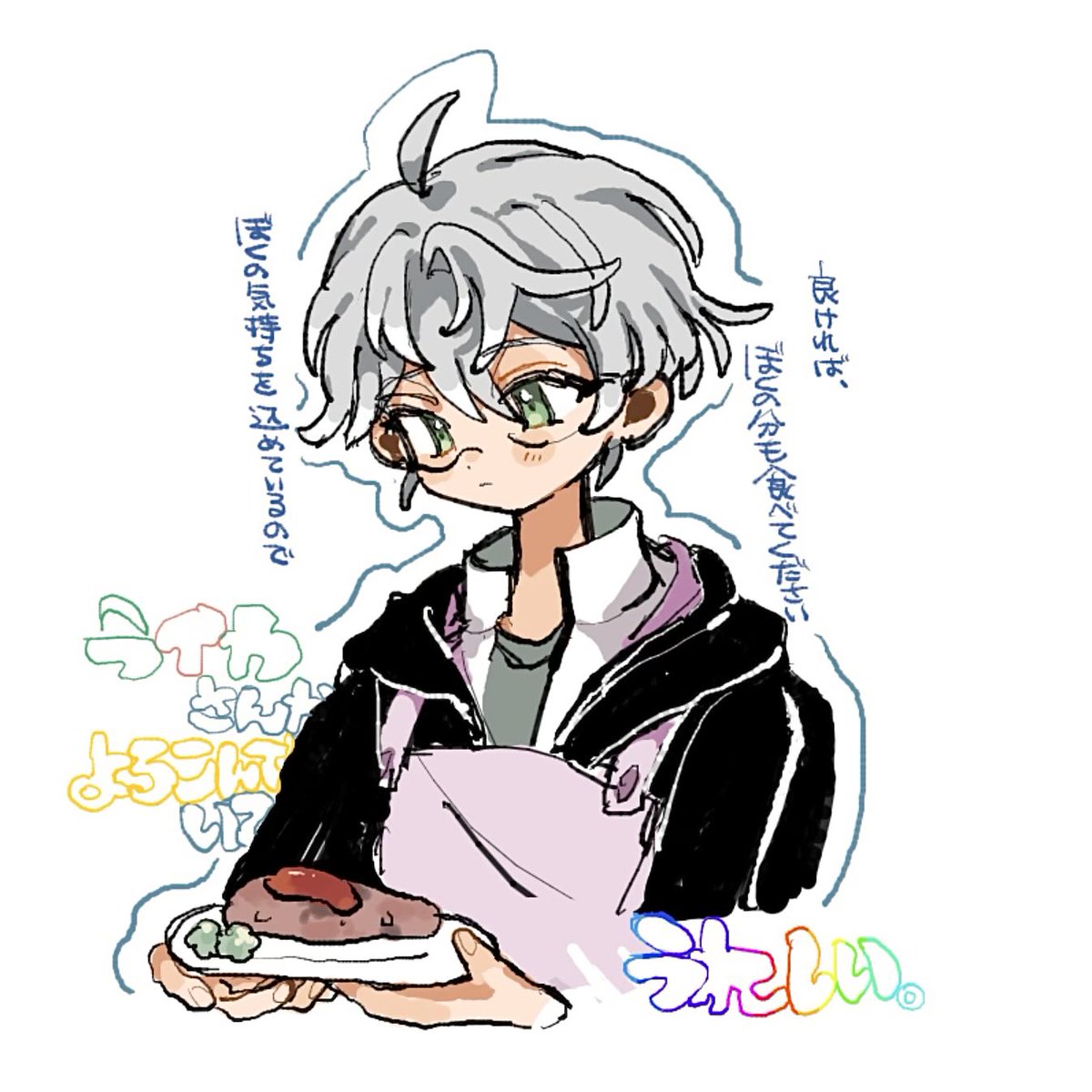 Or8nGGr0405's tweet photo. カンライ萌え落書き https://t.co/TSNdnavFHv