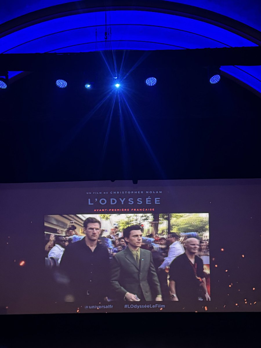 hlwdvibes's tweet photo. Avant-première L’Odysée au Grand Rex🍿 https://t.co/H9ZDblxEx0