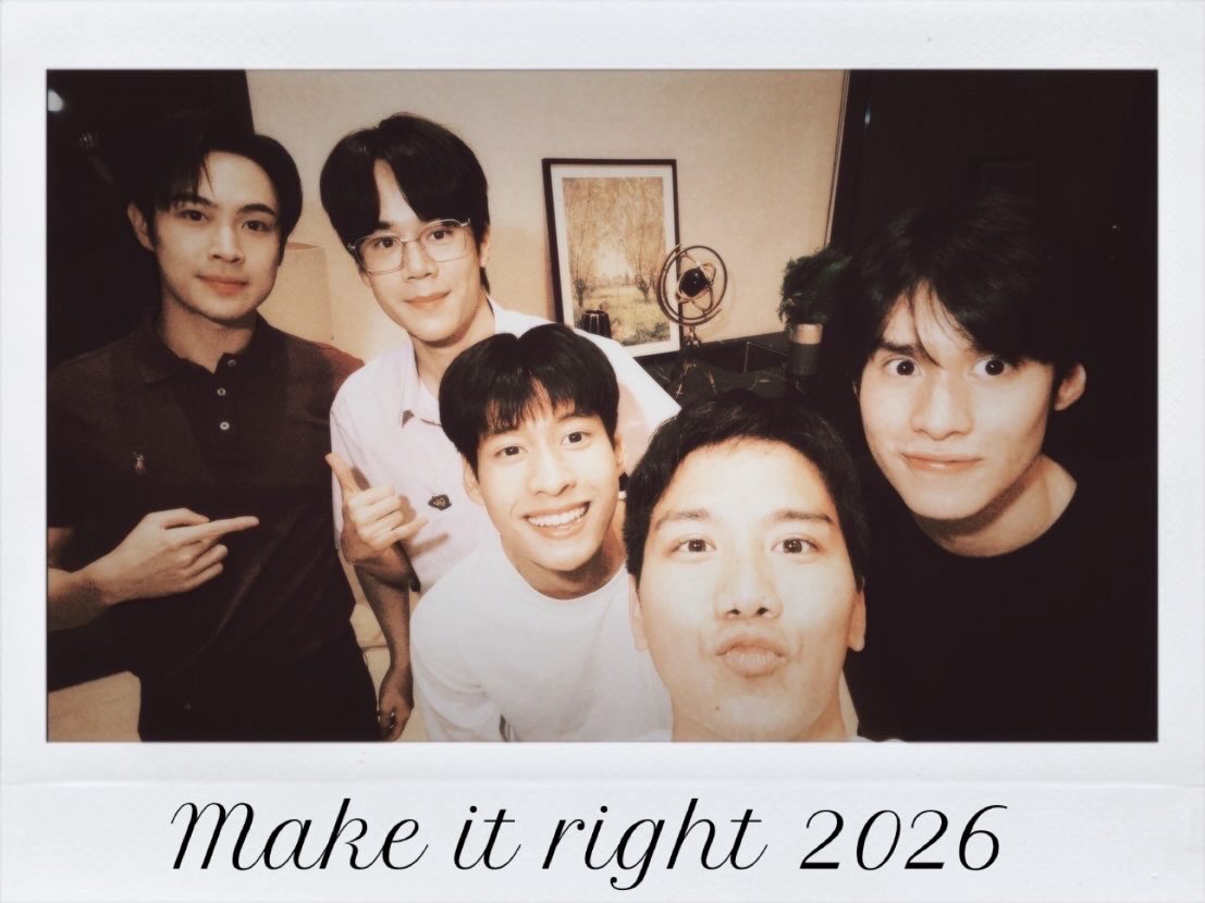 HobbySallyT's tweet photo. まさかの2026にぶむぴく…😭
年1しか一緒に仕事しないという七夕な記録がまだ続いてたとは🎋
Make it right は夢があるねぇ🥹✨ https://t.co/28NTStuz17