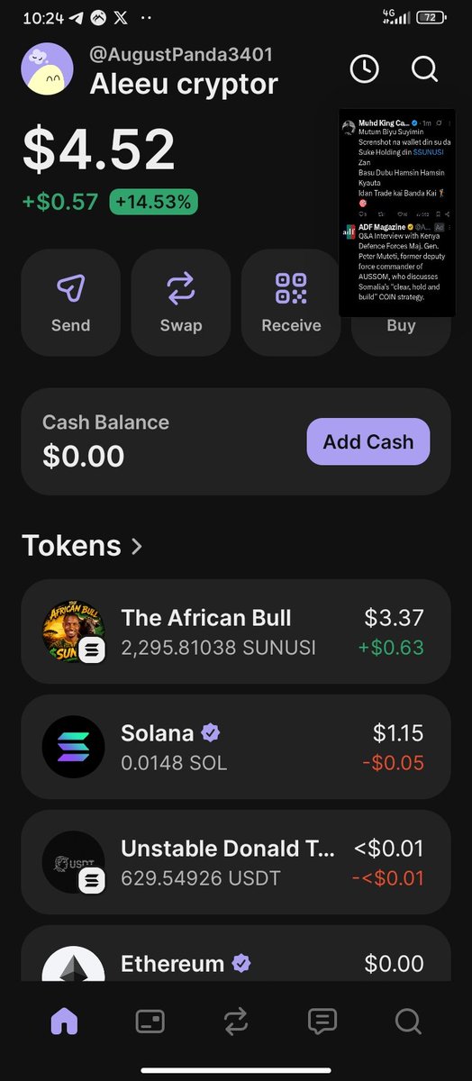 Aleeu crypto tweet media