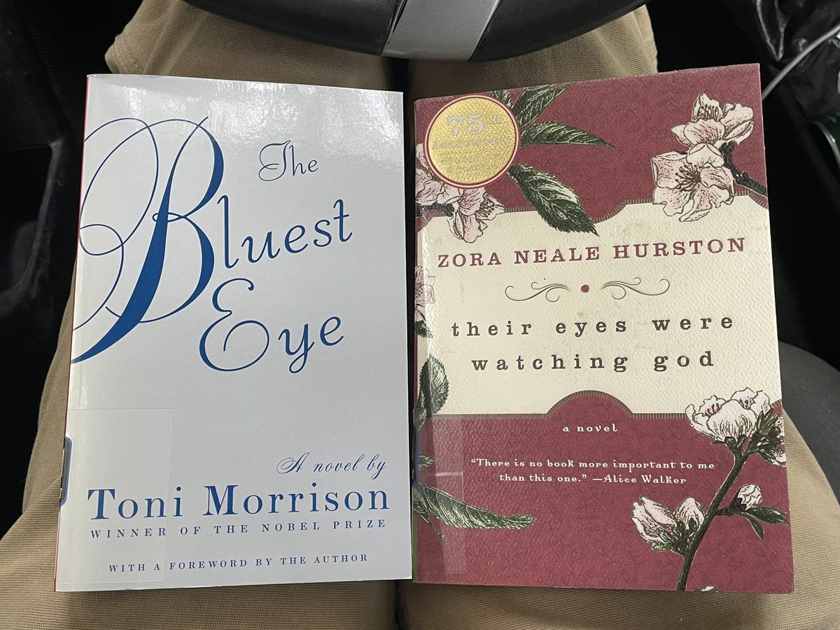 smokeyrgreens's tweet photo. finally getting into some Toni Morrison #newreads https://t.co/jA6KvWYIfL