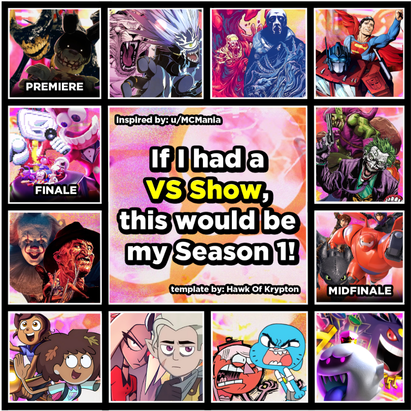 BenMayo2011's tweet photo. #DEATHBATTLE If i had a versus show, this would me my first season! https://t.co/ovtrJeKIRG