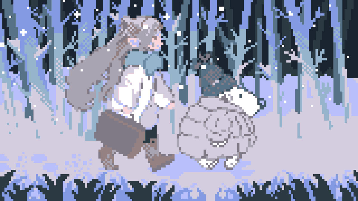 StandbyPXL's tweet photo. ʕ•͡ᴥ•ʔ❄️

#pixelart #frieren #snoopy https://t.co/PPQ5d947cA