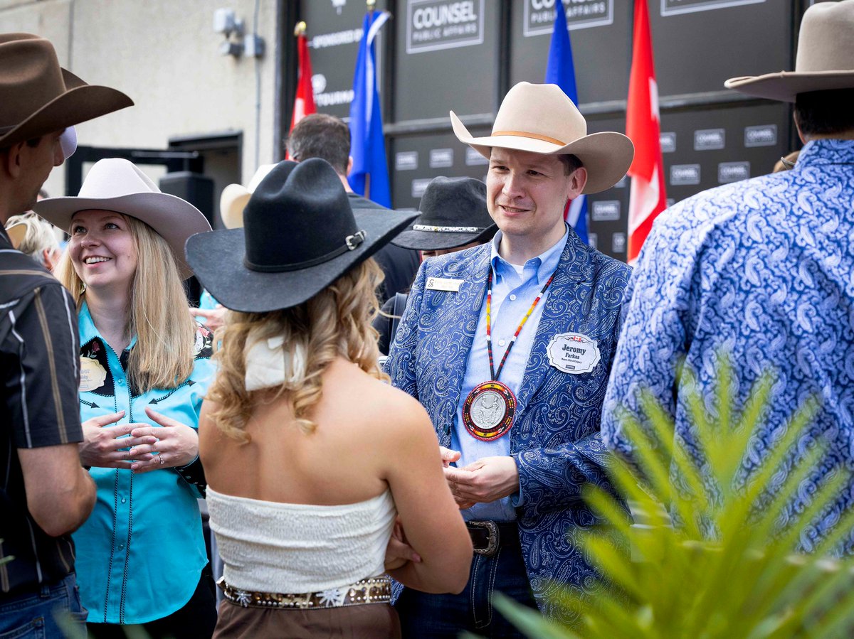 aruddy's tweet photo. Honoured to emcee and host @CounselPA's 2026 Stampede Rooftop Reception. Great conversations, new connections and an incredible group of leaders from across Canada. Thanks to our guests, sponsors and the Counsel team for making it a success. 🤠🇨🇦 #Stampede2026 https://t.co/IbpnNWw7lF