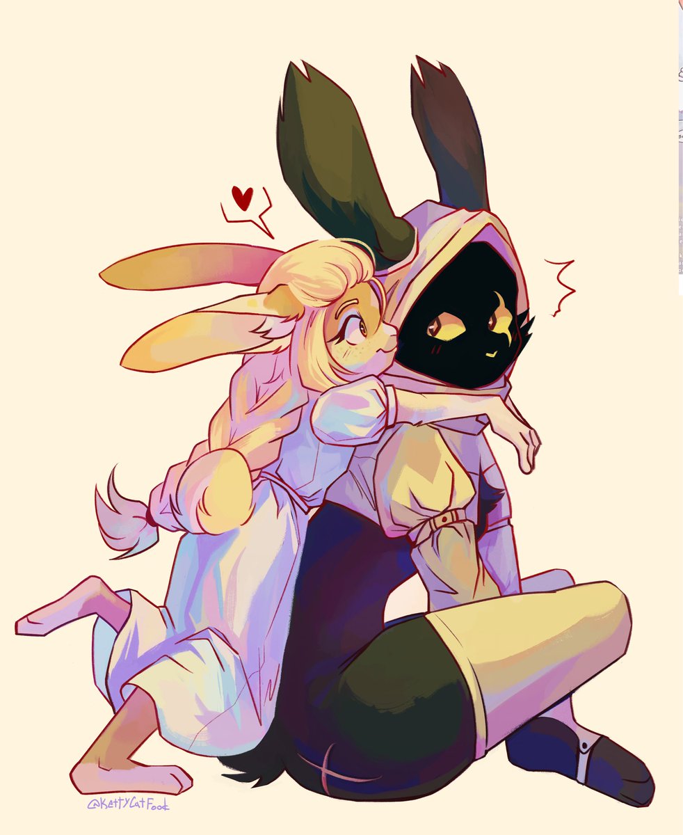 Faithdragon_490's tweet photo. Baby Abigail wanted to give hugs to Kilvi (@cycho6212 OC) and when she grew up, Abigail started talking all about her chickens when Kilvi visited again. 

A fanart commission made by the one and only KettyCatFood! Who you can find over on their FA (https://t.co/zIRmSIhDMn) https://t.co/QzeEjziit9
