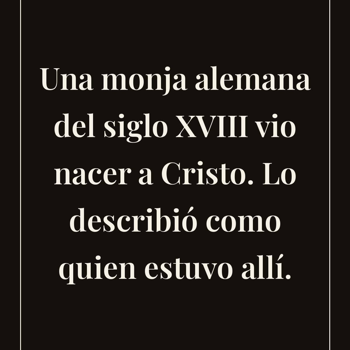 BHLegens's tweet photo. Una monja alemana postrada en cama vio nacer a Cristo. 
Describió la gruta, el pesebre, la luz. 
La investigaron la Iglesia, Napoleón y Prusia. 
Ninguno halló fraude. 
🧵 https://t.co/ZQ6BqEWRVK