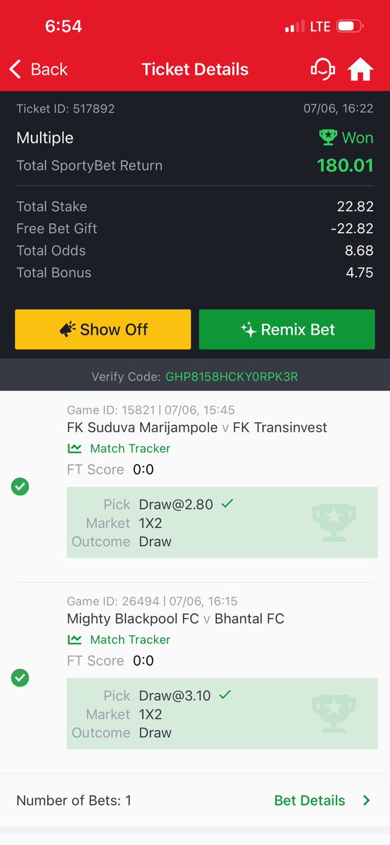 TipsterfameGh's tweet photo. Congratulations 🍾🎉 2 Draws booked https://t.co/16LlVQ2SbB